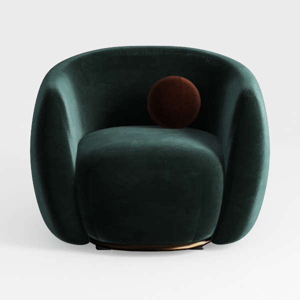 CHITA Swivel Accent Chair, FSC Certified