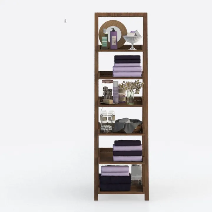 Casaottima 6-Tier Open Bookshelf and Bookcase,