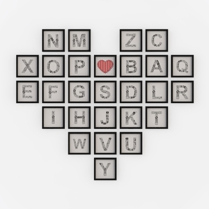 photo wall-Letters Deco