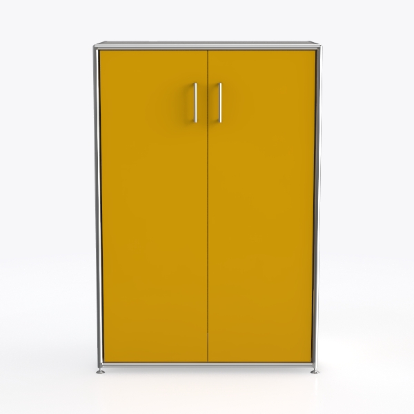 Davea_Bosse storage closet 3OH 80cm yellow