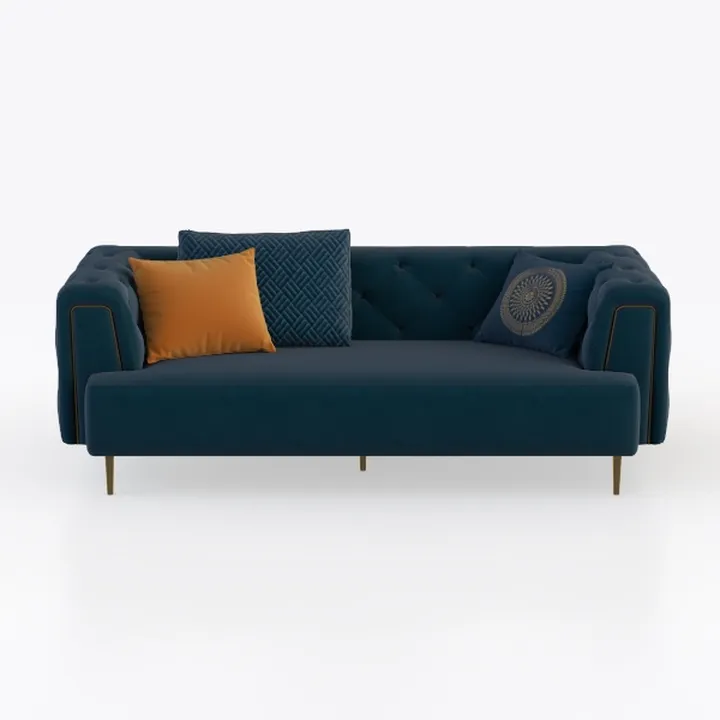 Sofa Couches for Living Room Velvet Button 
