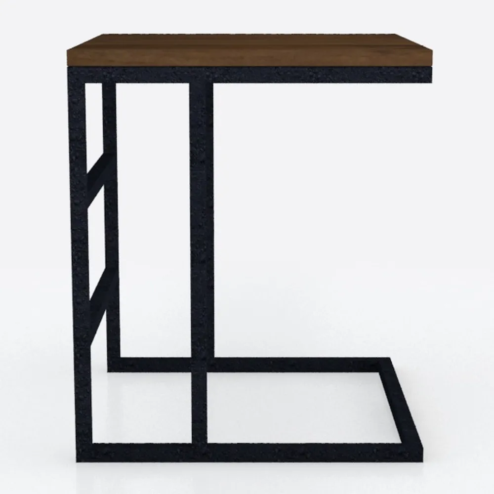WLIVE C Shaped End Table, Small Side Tables for