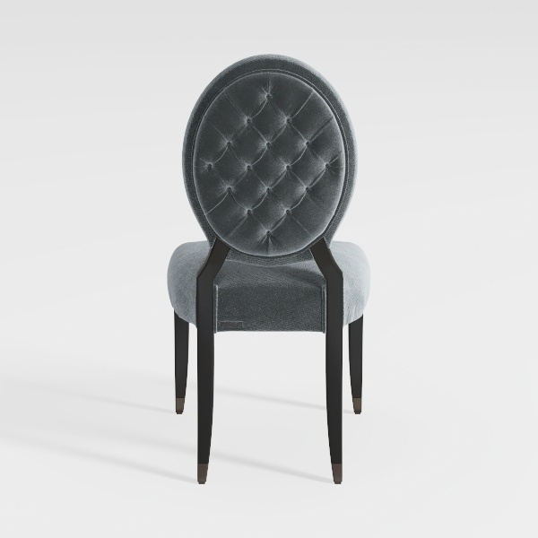 AVAWING High Back Throne Chair, Velvet Royal Accen