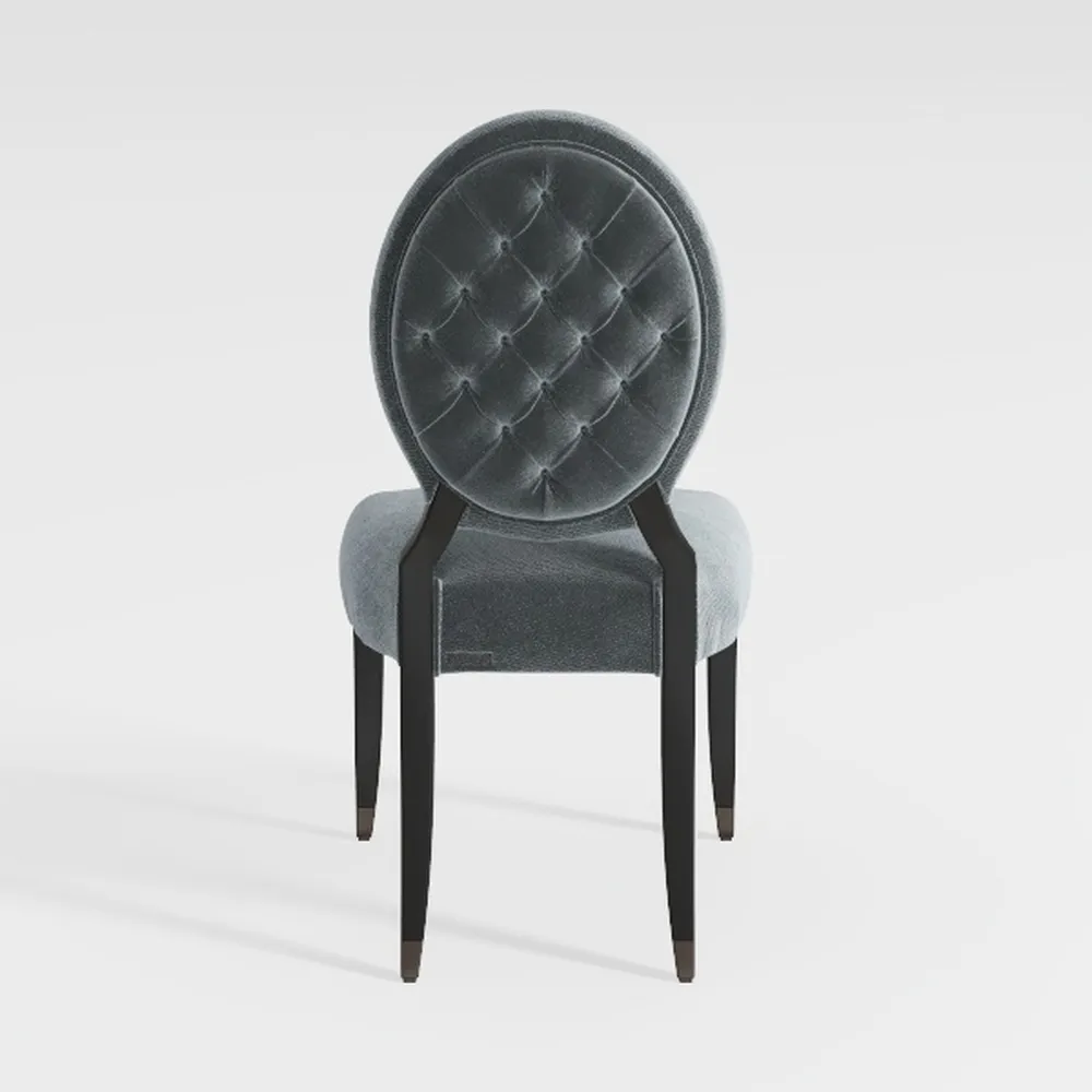 AVAWING High Back Throne Chair, Velvet Royal Accen