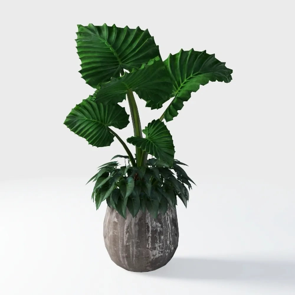 Der Rose 28" Fake Plants Large Artificial Monstera