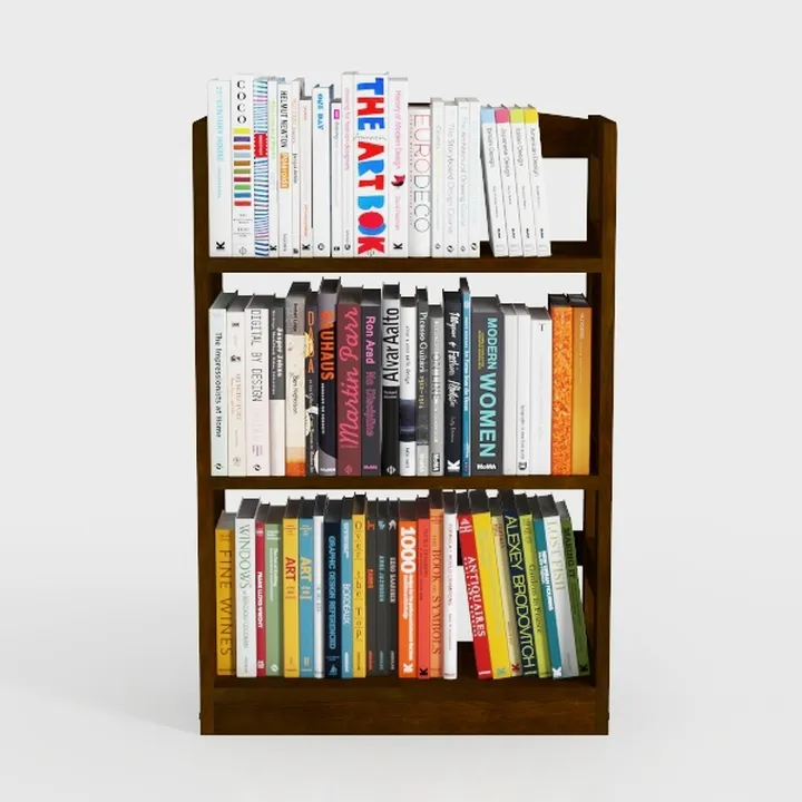 Rustic Kids Wood Bookshelf Toy Storage Box
