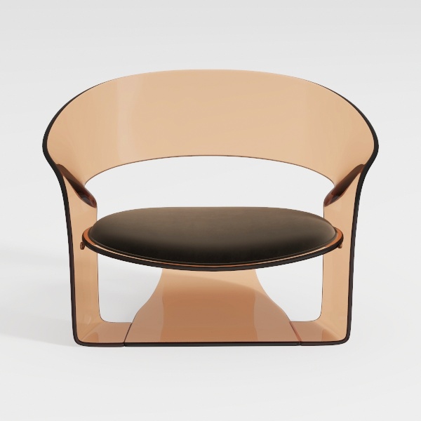 Horten Brown Accent Arm Side Chair