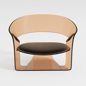 Horten Brown Accent Arm Side Chair