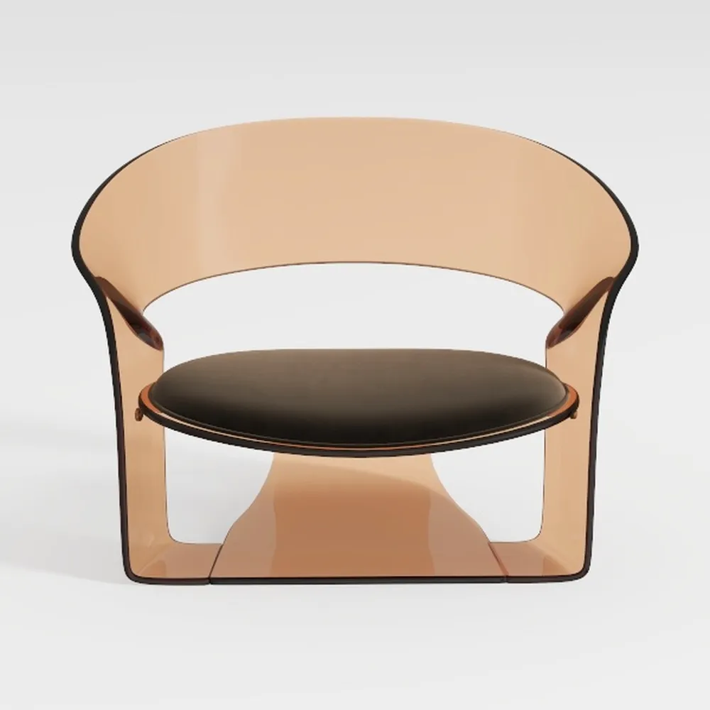 Horten Brown Accent Arm Side Chair