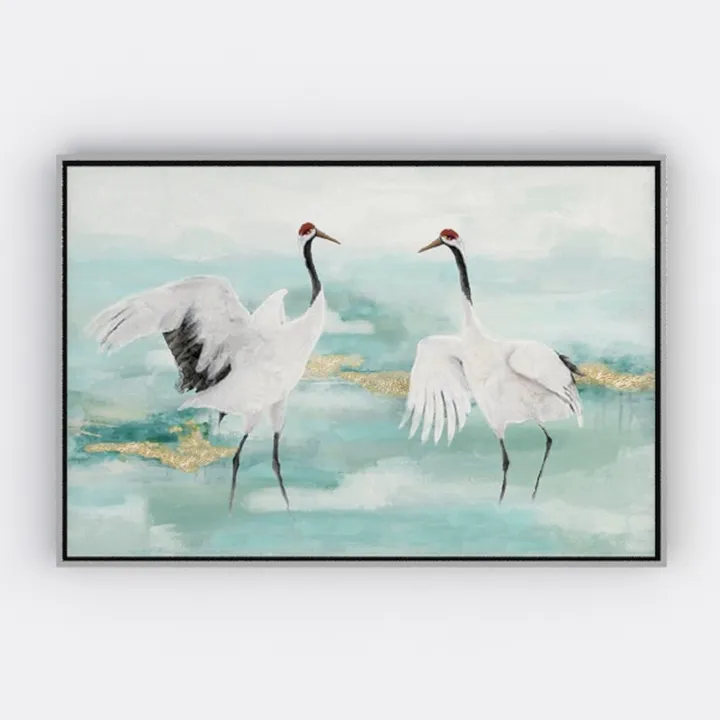 SOUGUAN Landscape Art Posters Blue Pictures Wall