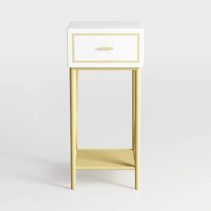HOOBRO Nightstand with Charging Station, End Table