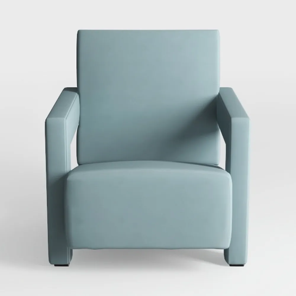 Benjara Joey Accent Chair, Faux Leather, Modern