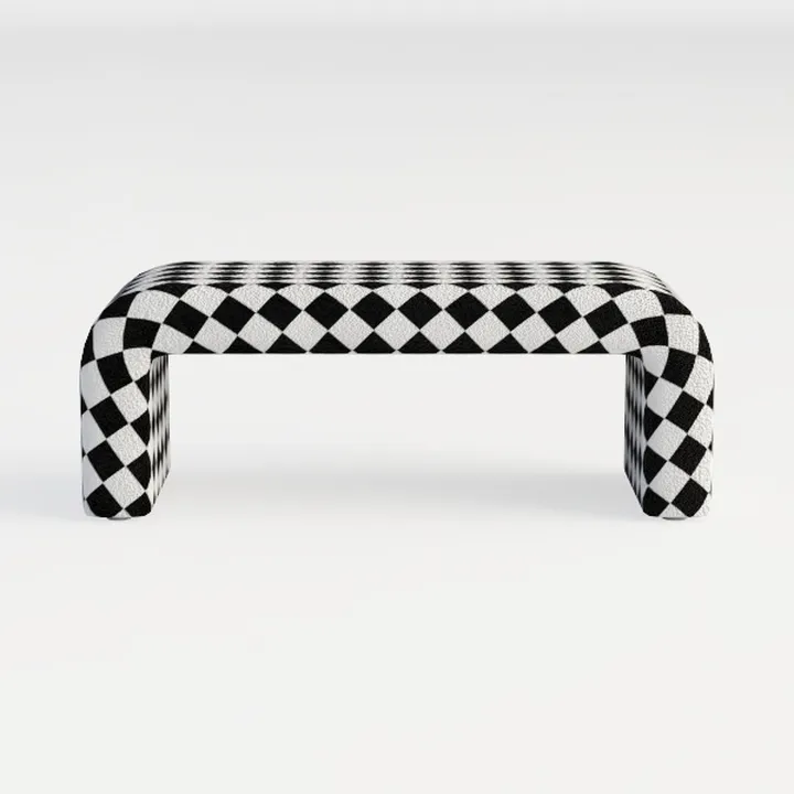 bench-Checkered & Dotted