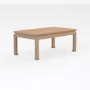 52" Solid Pine Wood Bench - Knot-Free Outdoor Right 45 Degree View