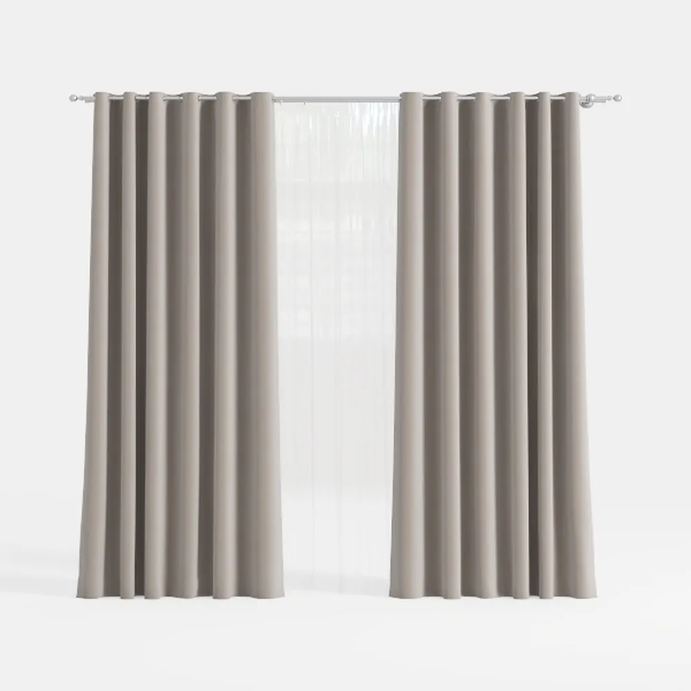 INOVADAY 100% Blackout Curtains for Bedroom, Black