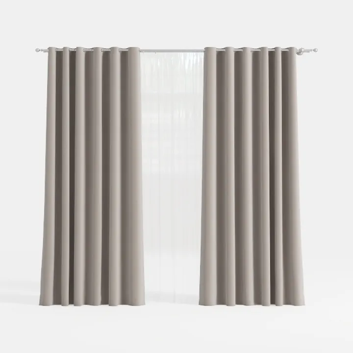 INOVADAY 100% Blackout Curtains for Bedroom, Black