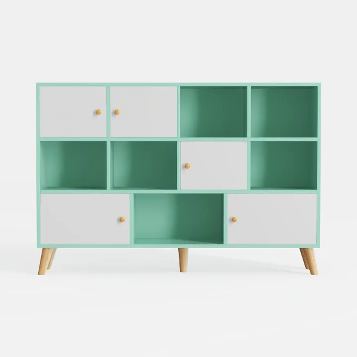 IOTXY Wooden Open Shelf Bookcase - 3-Tier Floor