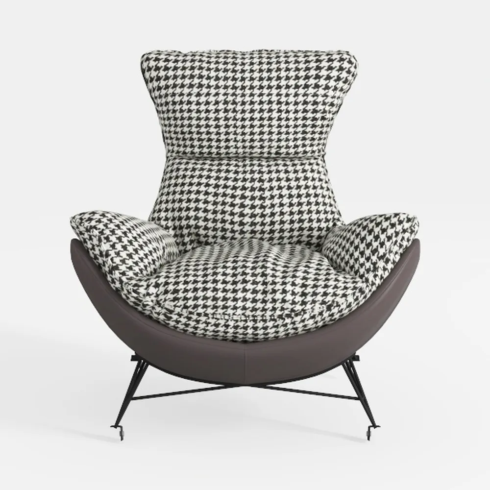 Premium Fabric Armchair Rocking Chairs, Lazy Loung