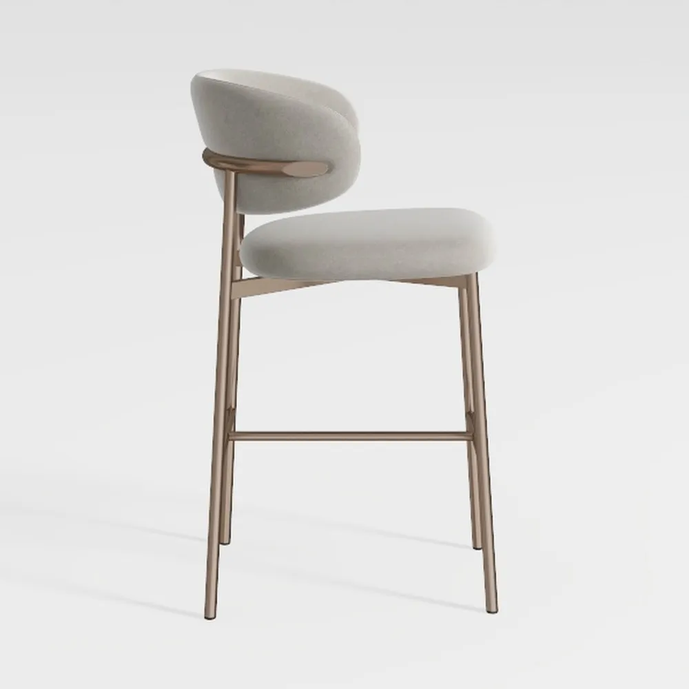 COLAMY Bar Stools Set of 4, Counter Height Stools 