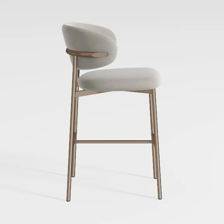 COLAMY Bar Stools Set of 4, Counter Height Stools 