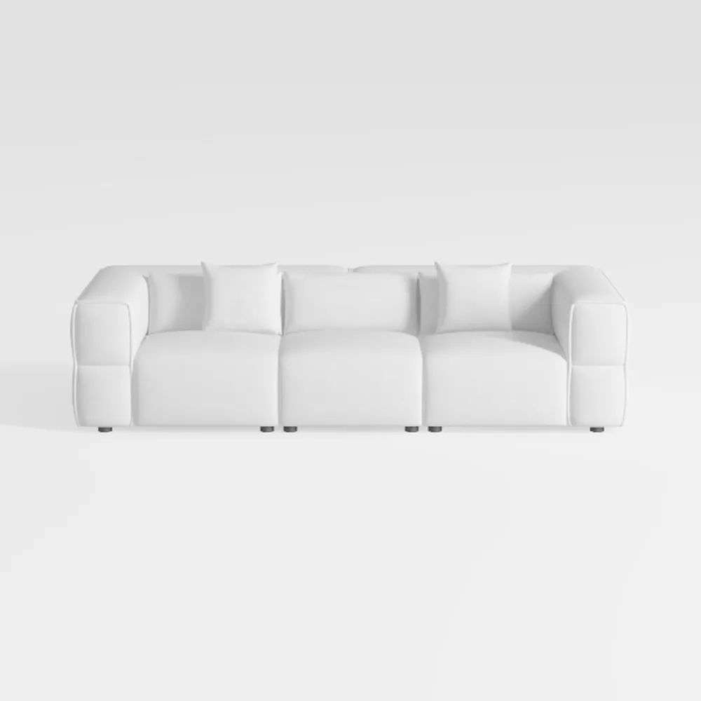 Power Recliner Sofa Set with LED, Living Room