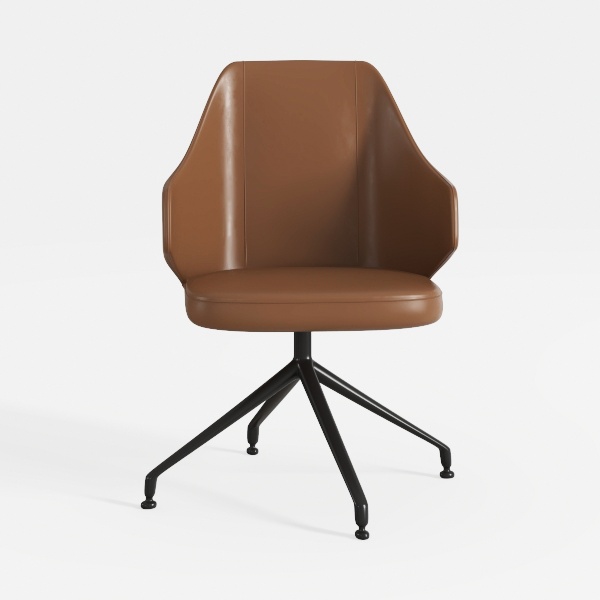 Swivel Desk Chair Faux Leather Ergonomic Office Ch