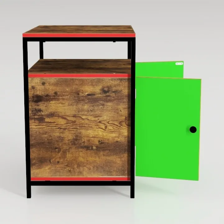 Night Stands End Side Table with USB Ports and