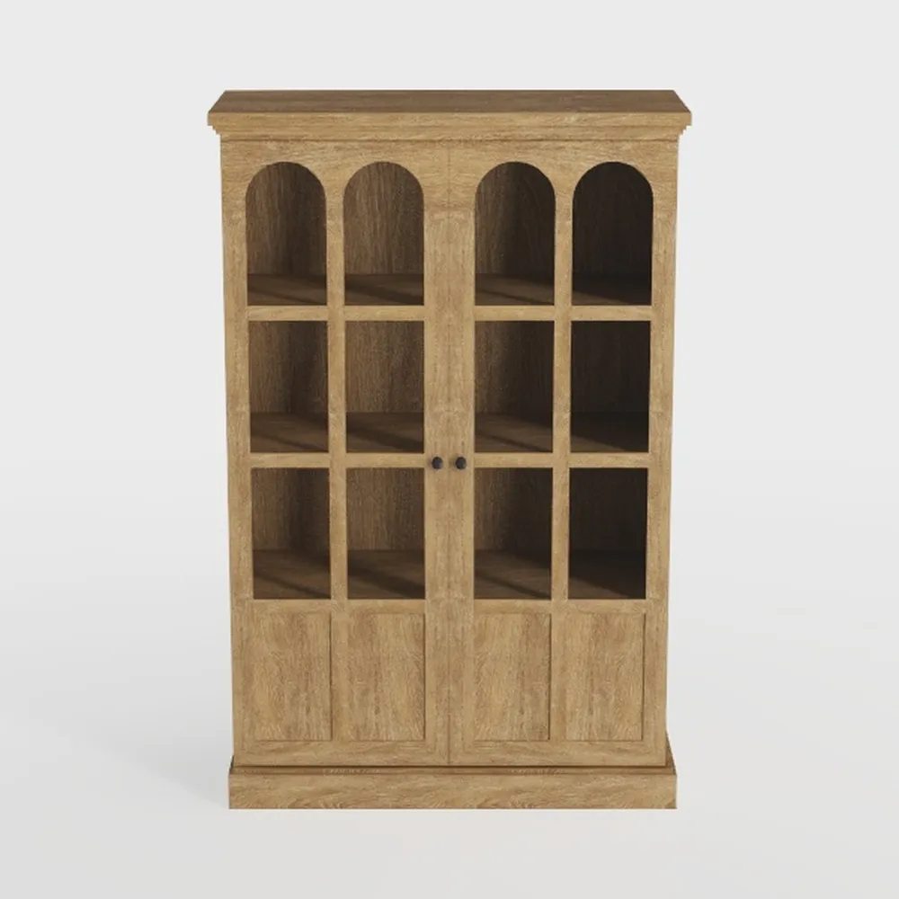 Vlsrka 71" Tall Arched Kitchen Pantry Cabinets