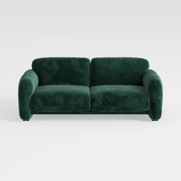 Modern Sofa 2 Seater Corduroy Fabric Sofa with
