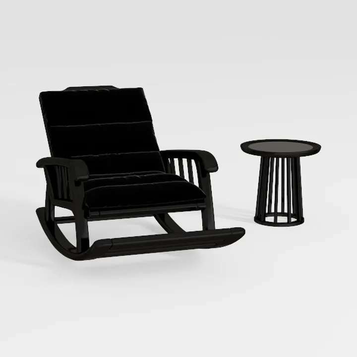 highwood Lehigh Rocking Chair, Black