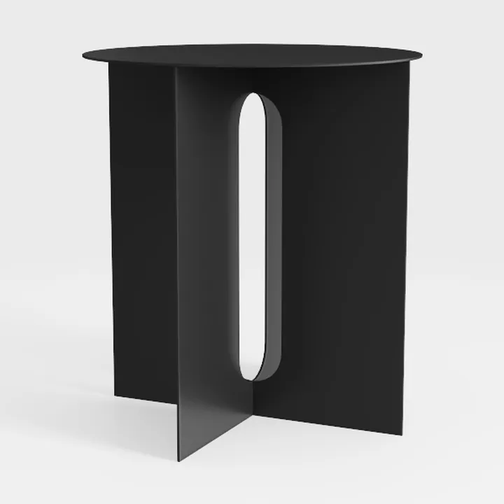 Kate and Laurel Sora Modern Wooden Round Drink