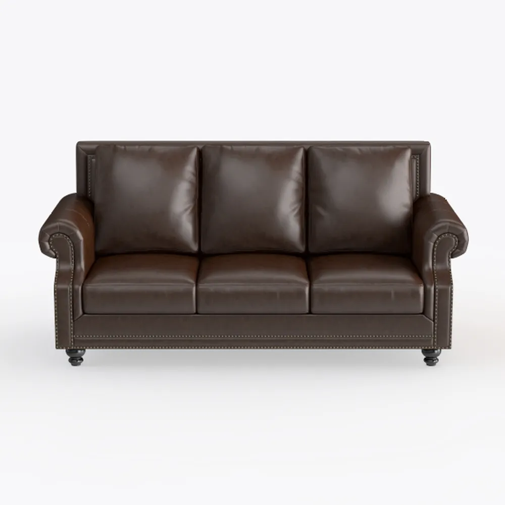 Mid-Century Vintage Sofa Couches with Rivet Design