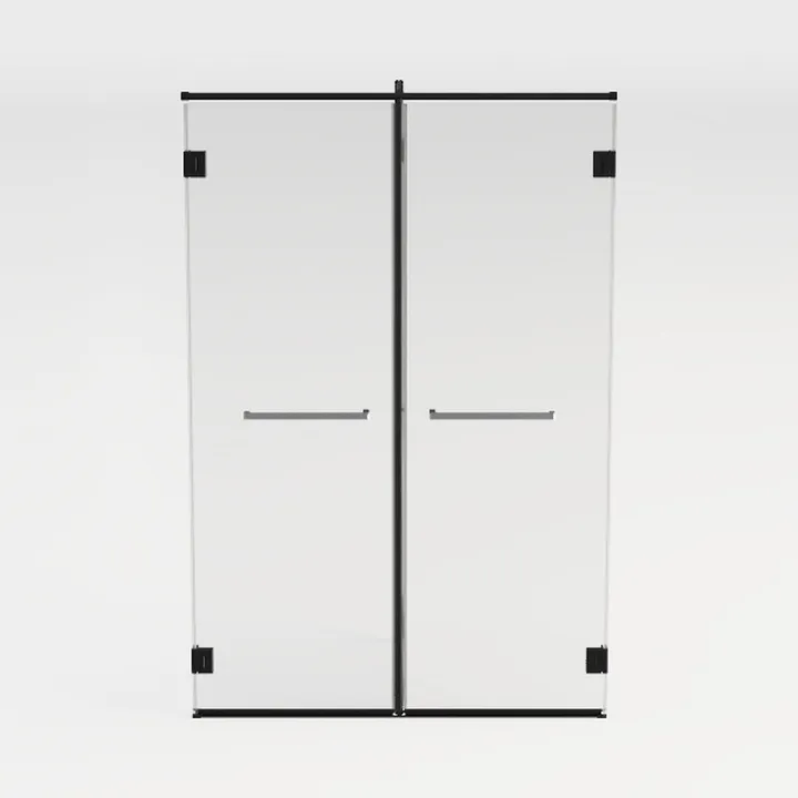 Frameless Shower Door,Double Sliding Shower Door