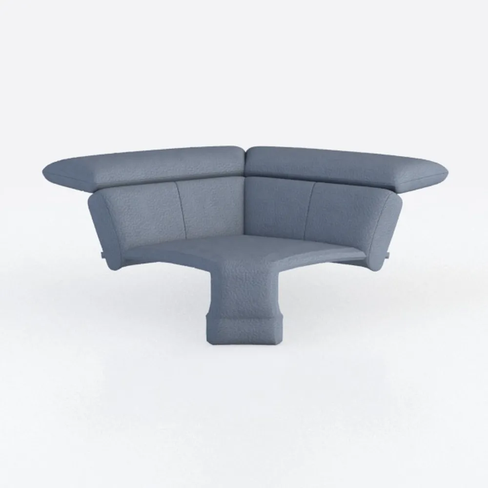 Comodo divano singolo Sherpa imbottito, con schienale rotondo, comoda sedia da soggiorno con struttura in legno massello, per soggiorno, camera da letto, ufficio, piccoli spazi