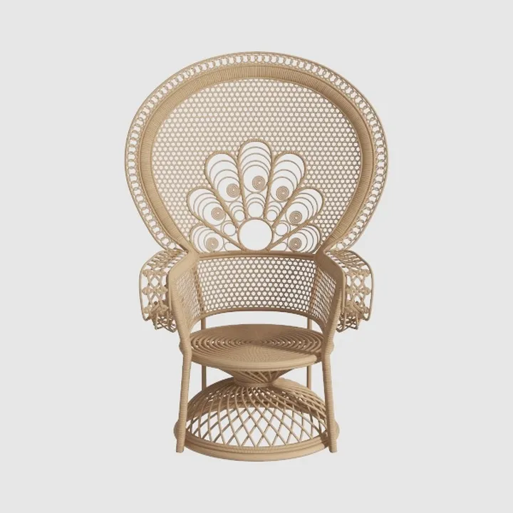 bali & pari Nerita Natural Rattan Peacock Styled F