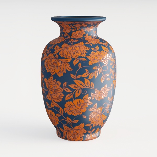 8&quot; H Golden Mosaic Vase Glass Vase,Decorative