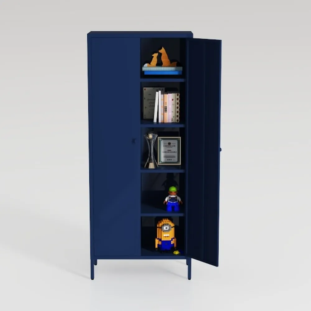 SUNCROWN Metal Storage Cabinets with Lock, Tool