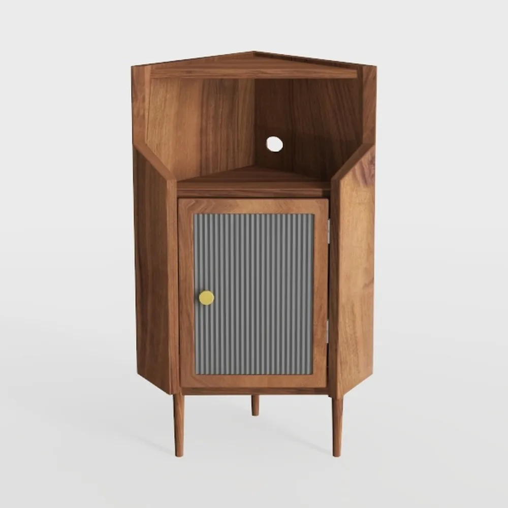 Bathroom Corner Storage Cabinet, 31.5''H Small