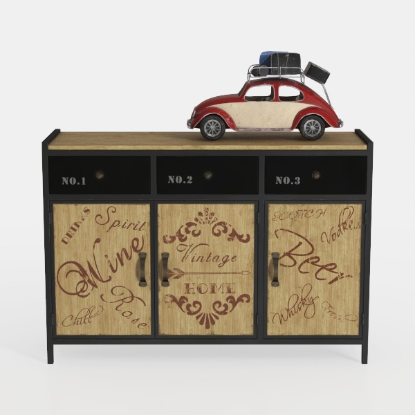 Irontar Kitchen Storage Cabinet, Sideboard Buffet
