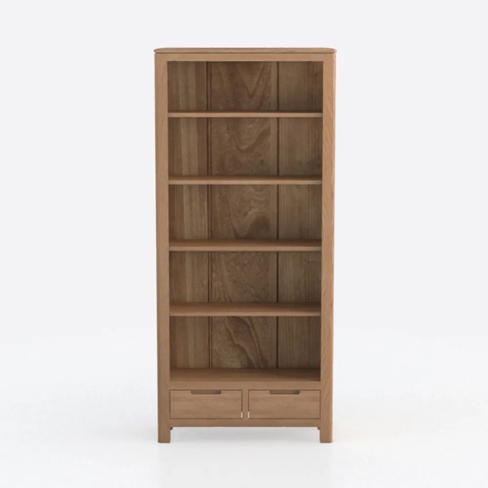 Solid Pine Wood Bookcase Shelf (Unfinished), BC003