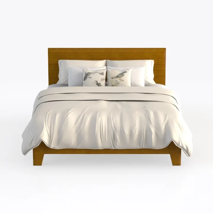 ZINUS Julia Wood Platform Bed Frame, Solid Wood Fo
