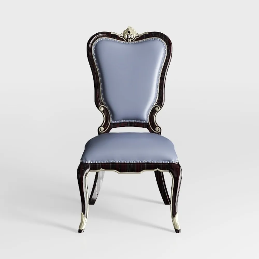 Goujxcy Modern Dining Chairs Set of 2 Leather