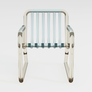 Acrilico Trasparente, sedie Moderne in Acrilico Trasparente, Sedile da Soggiorno in plastica PVC, Sedia Laterale con Accenti con Struttura cromata per attività aziendali Nuziali all'Esterno