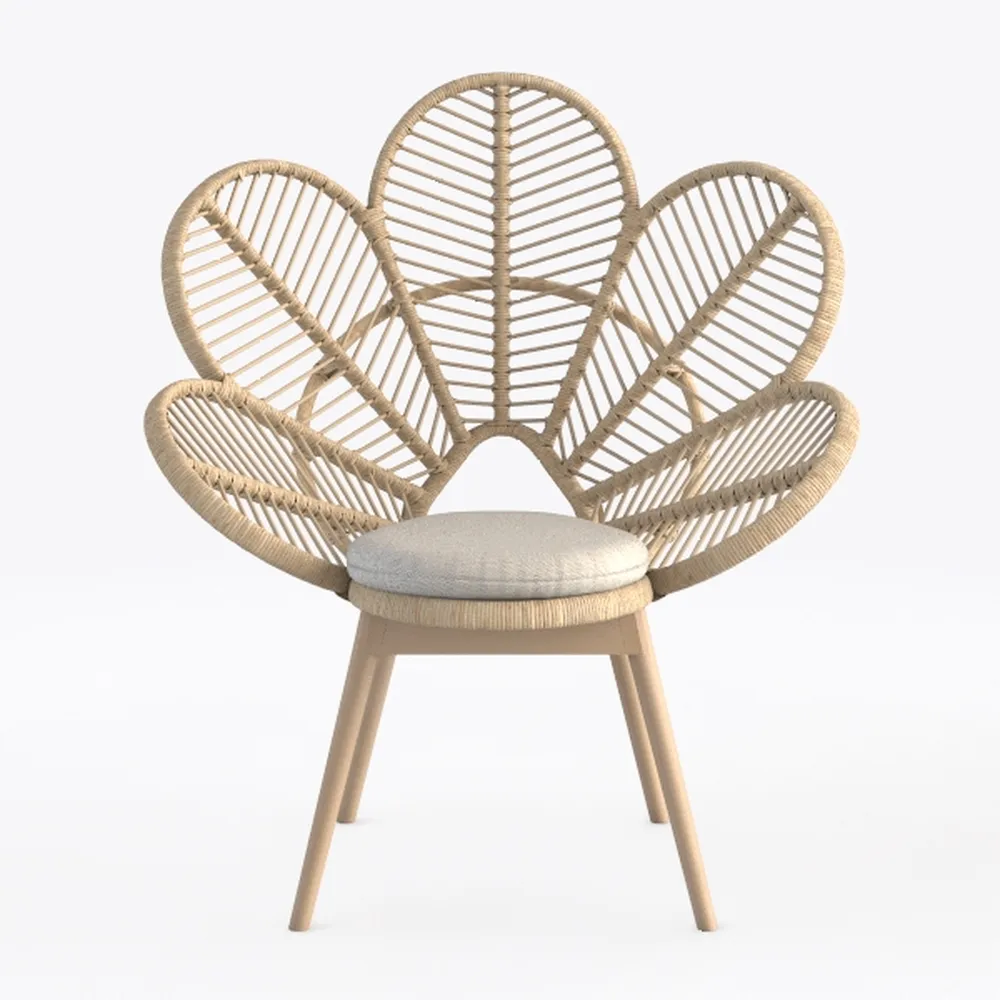 Baxton Studio Garan Modern Bohemian Natural Brown 