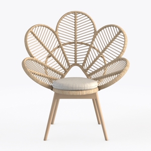 Baxton Studio Garan Modern Bohemian Natural Brown 