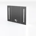 24x32 Inch Lighted Medicine Cabinet, Recessed or Left 45 Degree View