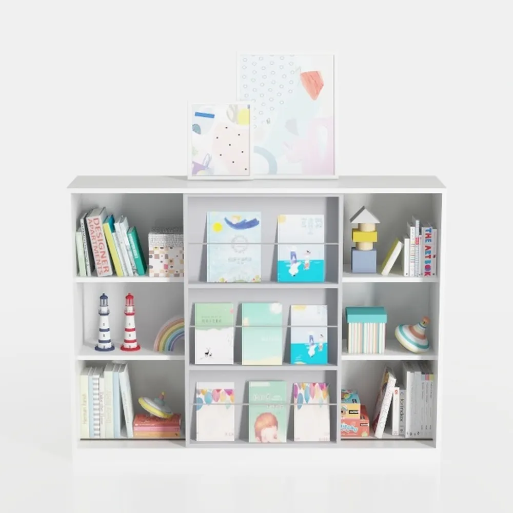 Costzon 10-Cube Kids Bookshelf, 3 Tier Toy Storage