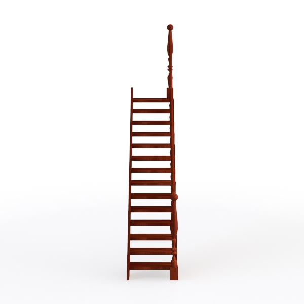 Straight Stairs with Right Banister Cherry