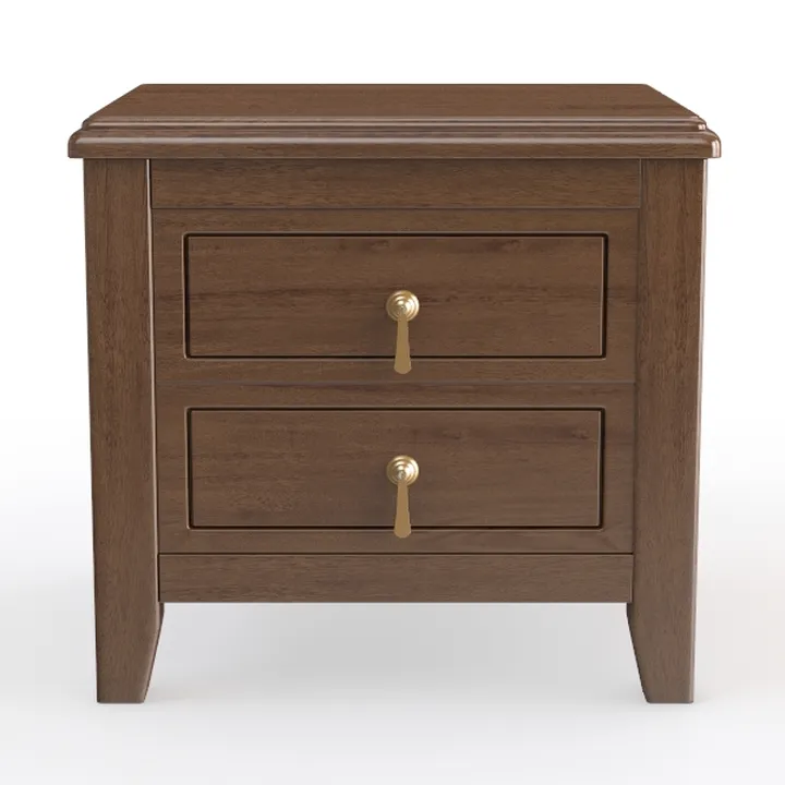 Antique Oak Finish Nightstand for Serenity and
