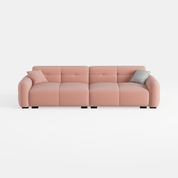 Modular Sectional Sofa, Button Tufted Designed 